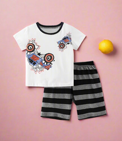 Children's short sleeved suit