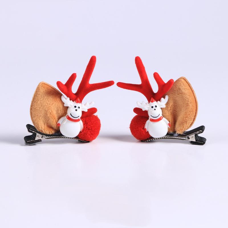 Girl's Hairpin Christmas Style Creative Hair Clip