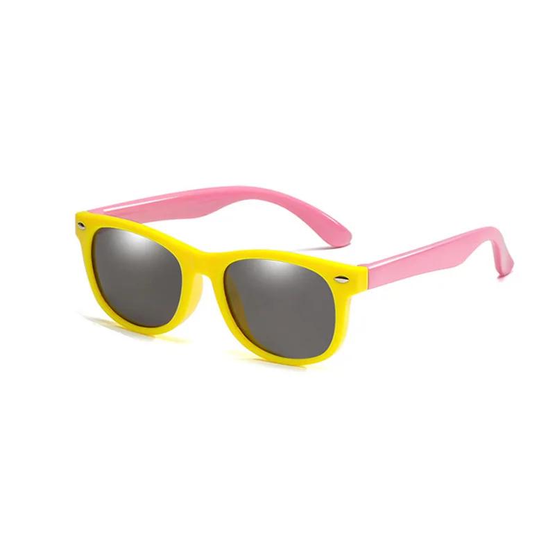 Polarized Kids Sunglasses TR90 Silicone Gel Frame