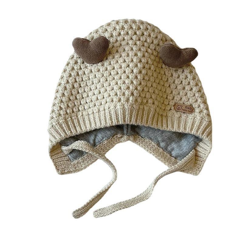 Baby Love Plus Cotton Ear Protection Hat Knitted Baby