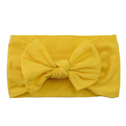 Children's Hair Accessories Nylon Bow Hair Band