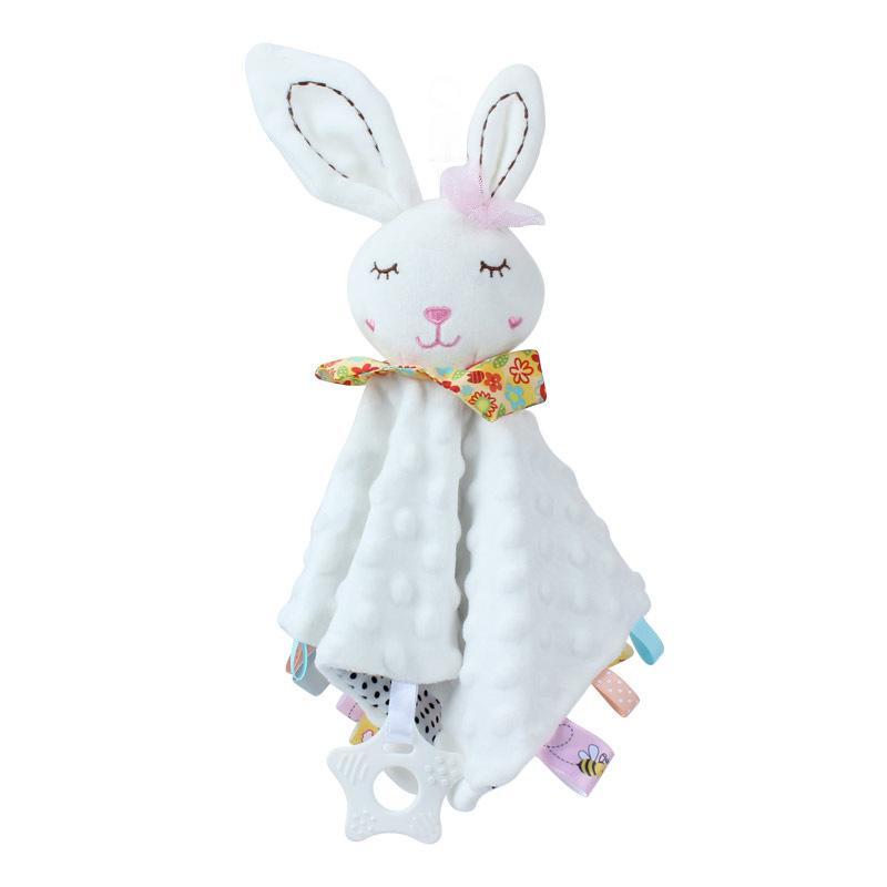 Baby animal card bed hanging towel toy