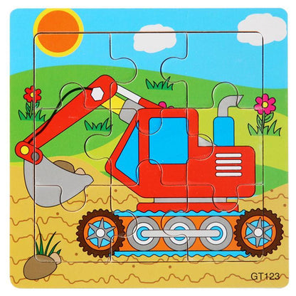 Small Wooden Jigsaw Puzzle for Children