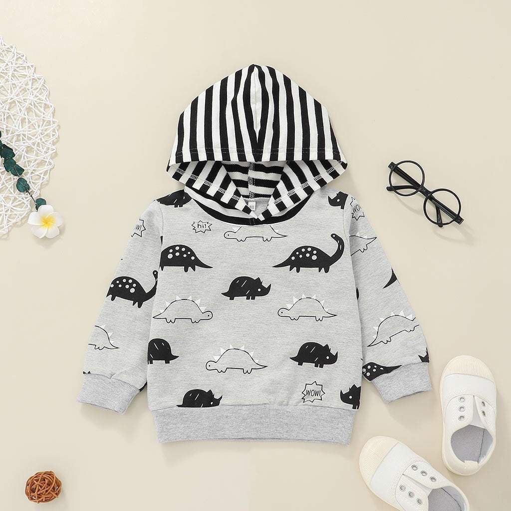 Children's Sweater Cartoon Pullover Two-piece Set