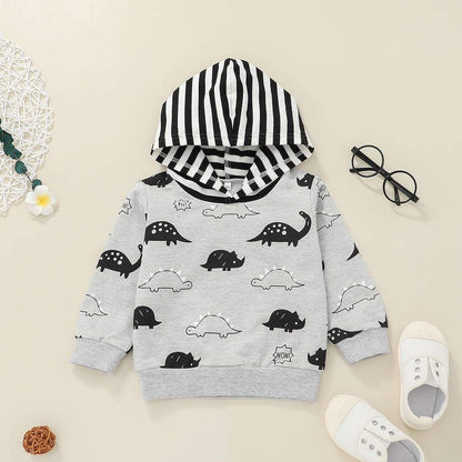 Children's Sweater Cartoon Pullover Two-piece Set
