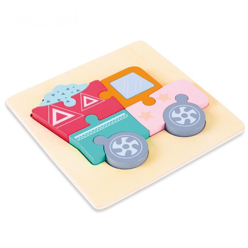 Macaroon Three-dimensional Puzzle Wooden Puzzle Toy