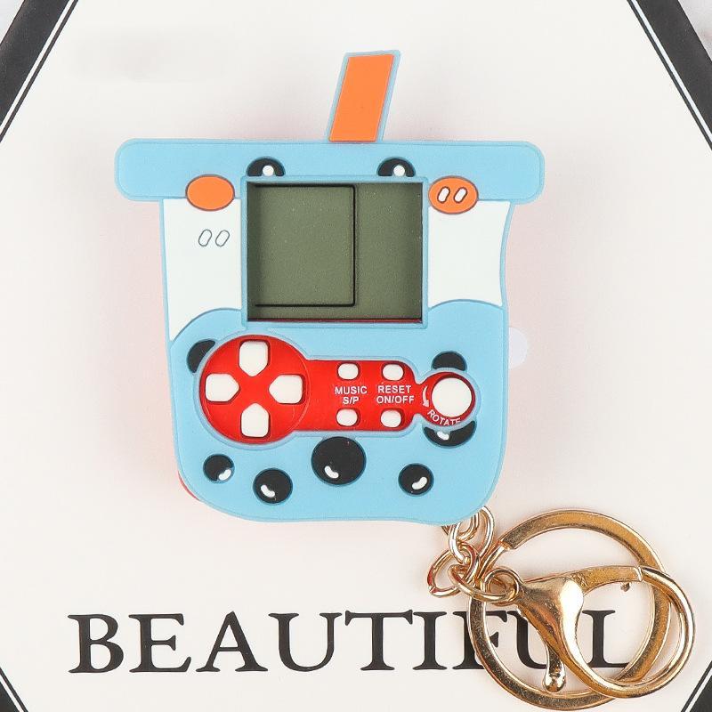 Strawberry Ice Cream Game Pendant Keychain