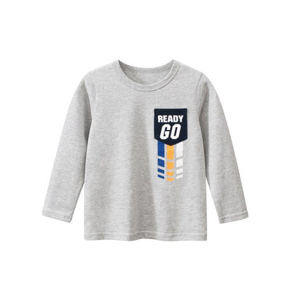Boy's Backing Shirt Long Sleeve Tee
