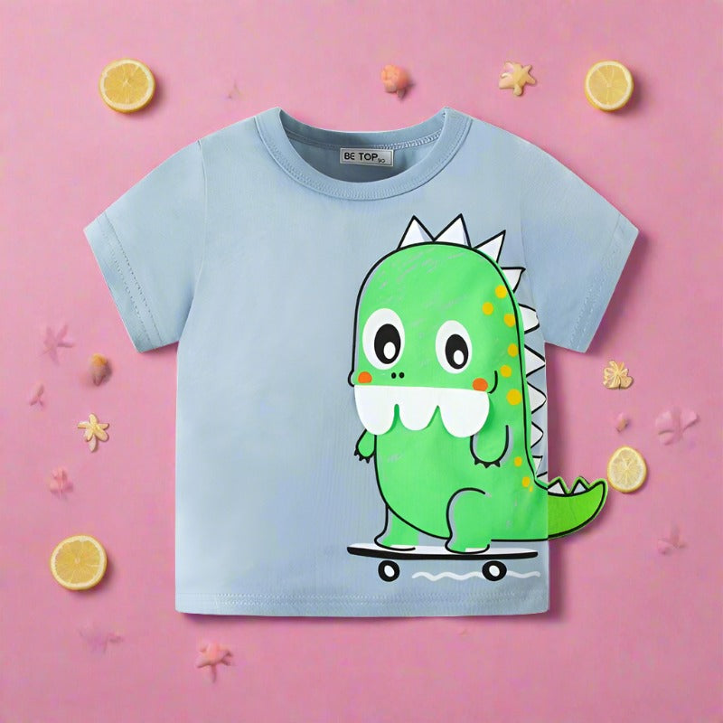 Children's Cartoon Dinosaur Top