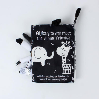 Baby Cloth Book, Stereoscopic Tail Can't Tear Books Toys