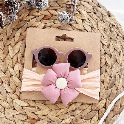Children's Glasses Set Elastic Hair Band