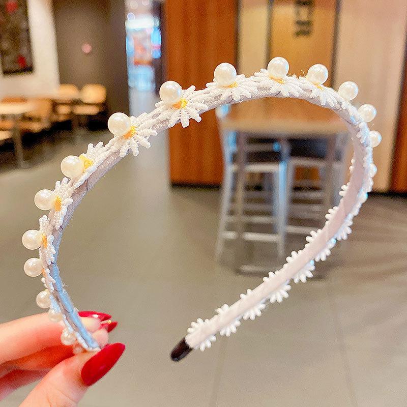 Girl's Hair Hoop Mesh Cartoon Broken Hair Clip Headdress