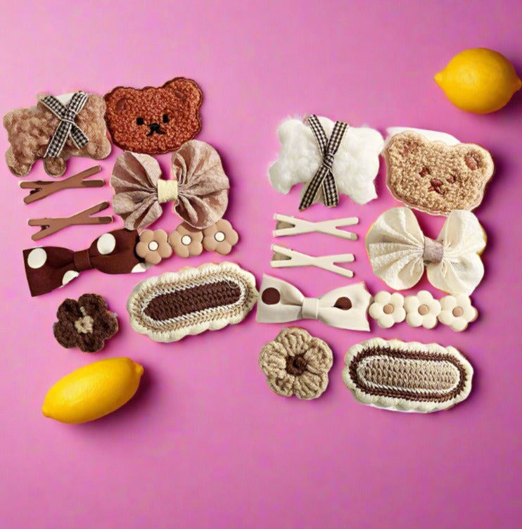 Bear Bow Children's Side Clip Hairpin