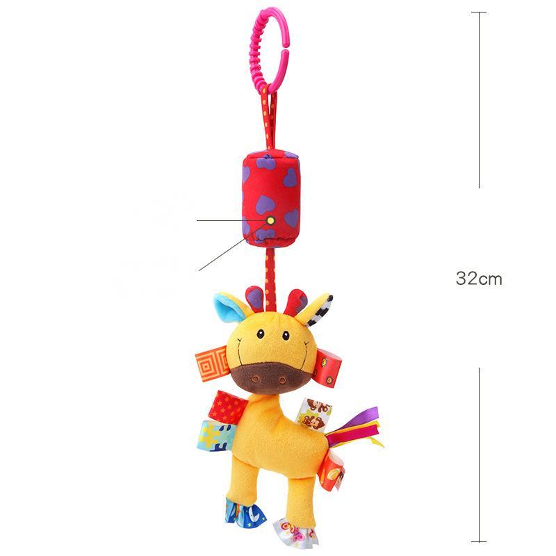 Baby Wind Chime Animal Cart Pendant Plush Toy