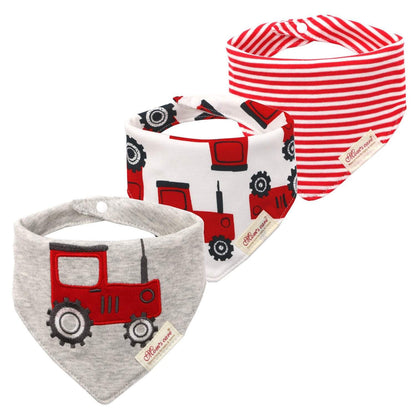 3pcs/set Baby Triangle Bib Saliva towel