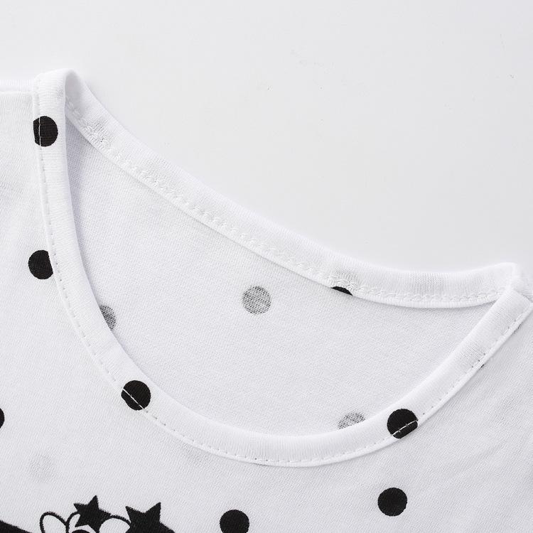 Girls' Short Sleeved Cotton T-shirt