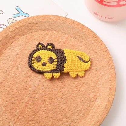 Girl's Sweet Wool Stereo Hairpin