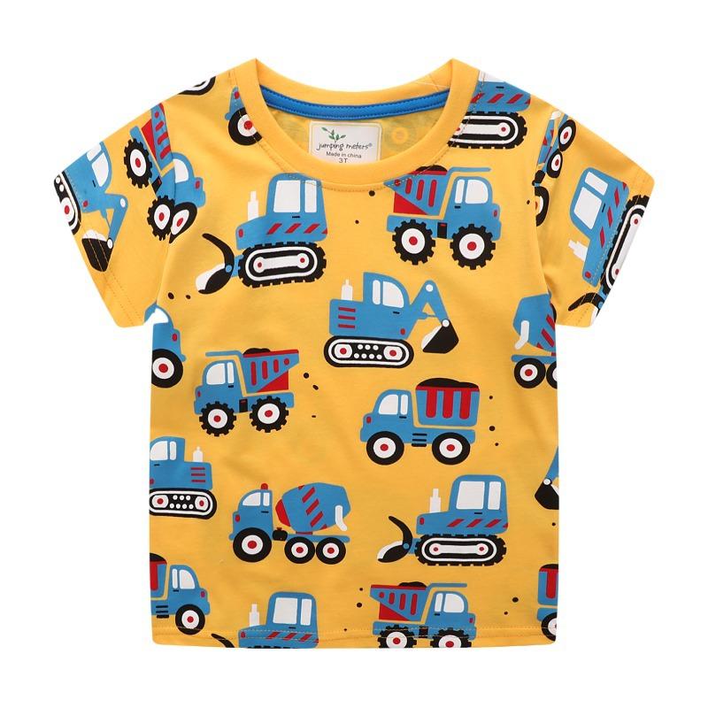 Boys face short sleeve T-shirt