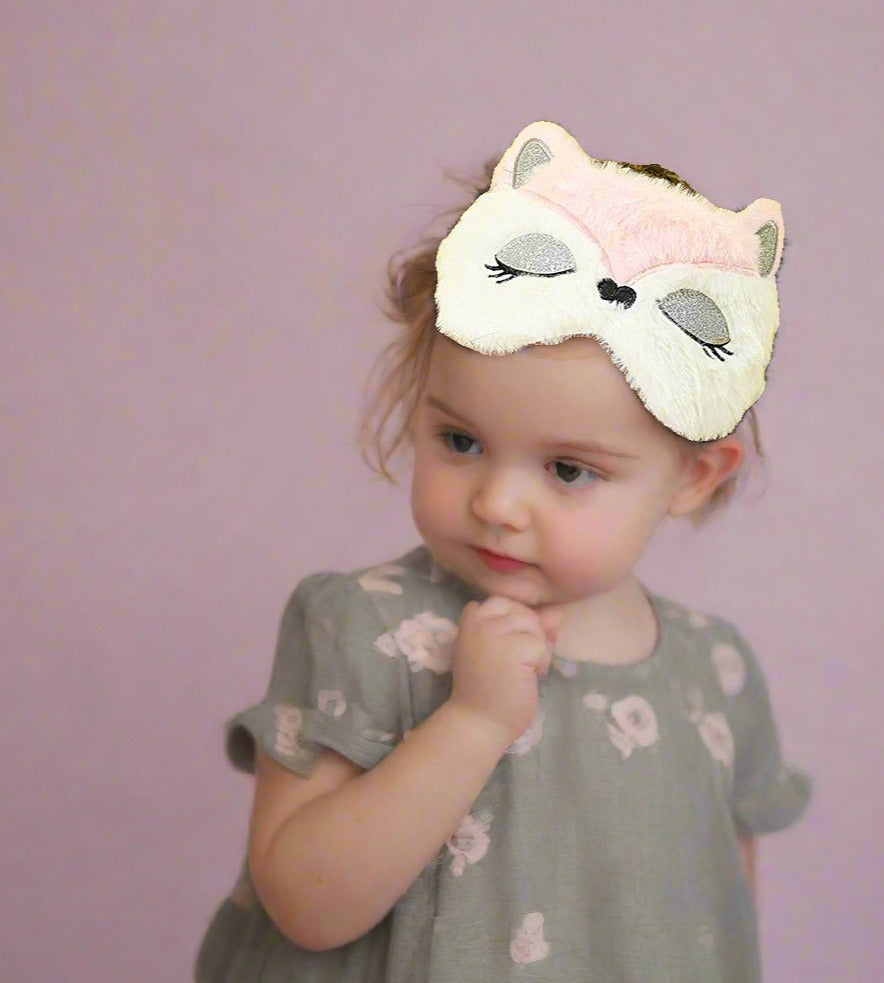 Children's Plush Eyeshade Cartoon Fox Pattern