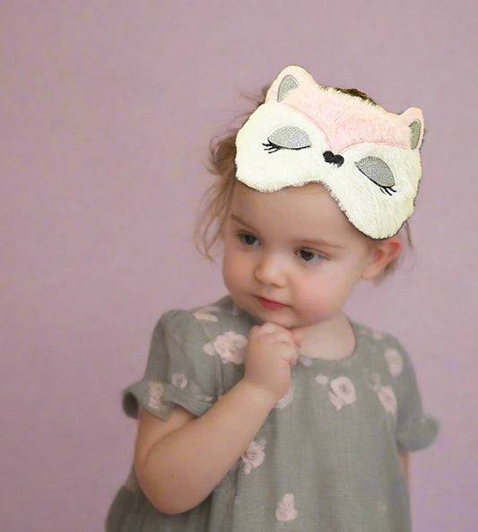 Children's Plush Eyeshade Cartoon Fox Pattern