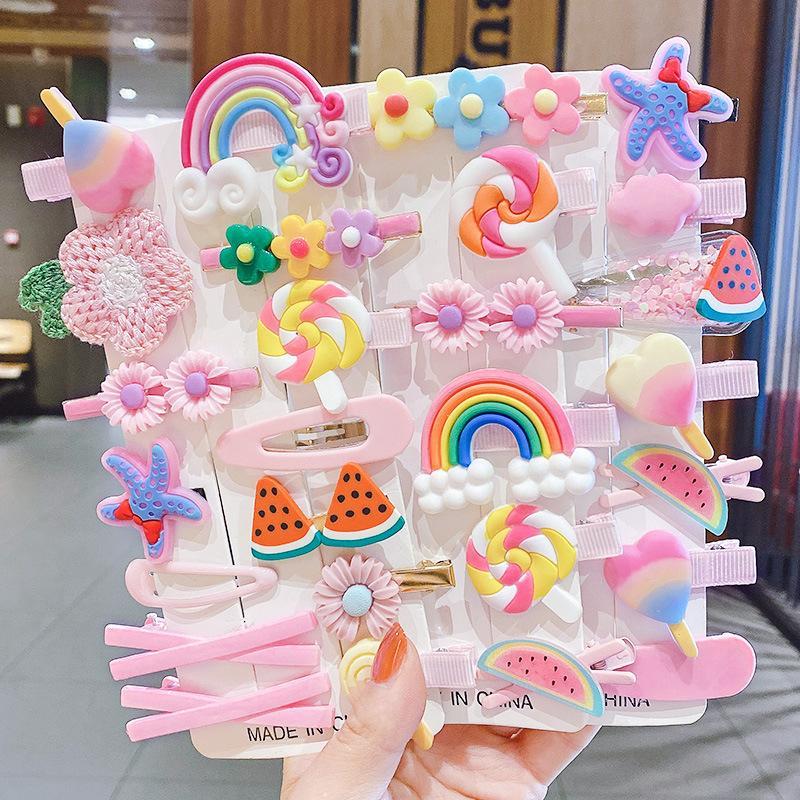 Children's Hairpin Set Colorful Hair Accessories