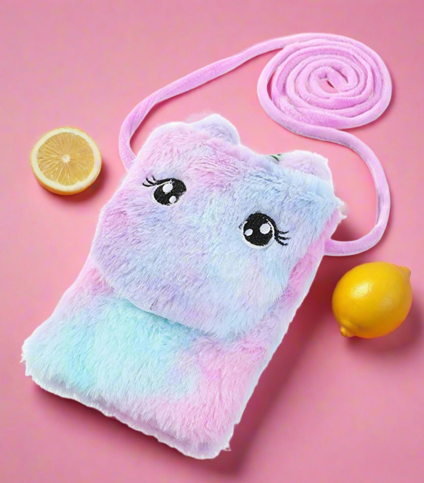 Cartoon Plush Shoulder Bag Children Unicorn Plush Coin Purse