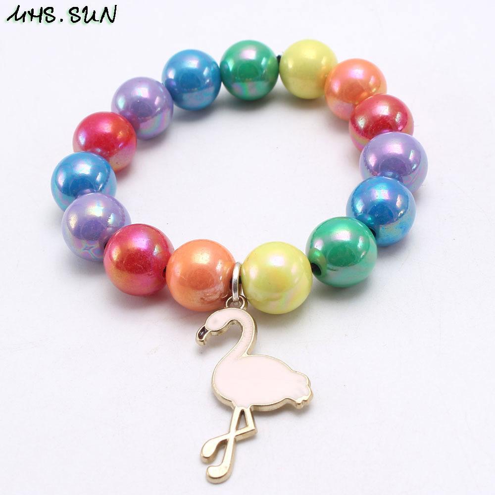 Rainbow Beaded Bracelet for Children