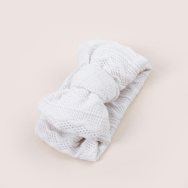 Children's Double Bow Knitted Hair Tape
