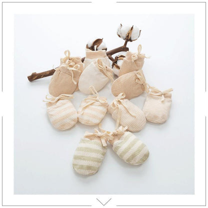 Baby Scratch-proof Gloves Breathable Cotton Protective Glove