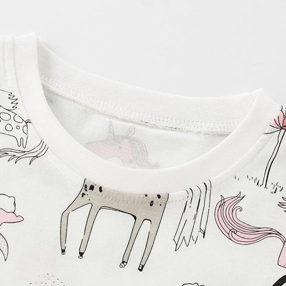 Children's short sleeved T-shirt, children's wear girl's T-shirt