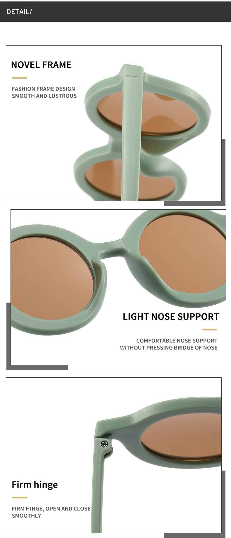 Children's Sunglasses Decorative Trendy  Sunglasses