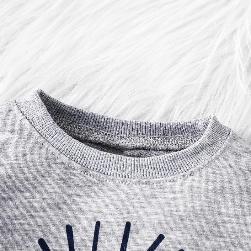 Children's Pullover Long Sleeve Sweatshirt Pants Set