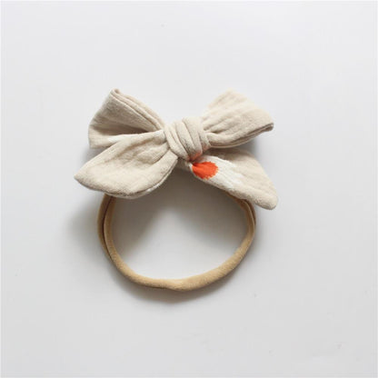 Baby Cotton Gauze Bow Hair Band Children's Hair Accessories