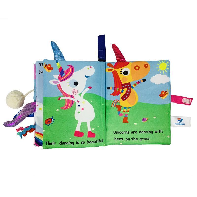 Baby Cloth Book, Stereoscopic Tail Can't Tear Books Toys