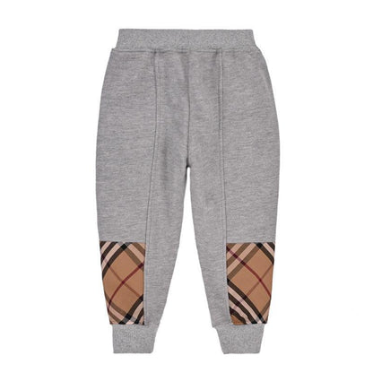 Children's Cotton Casual Plaid Pants