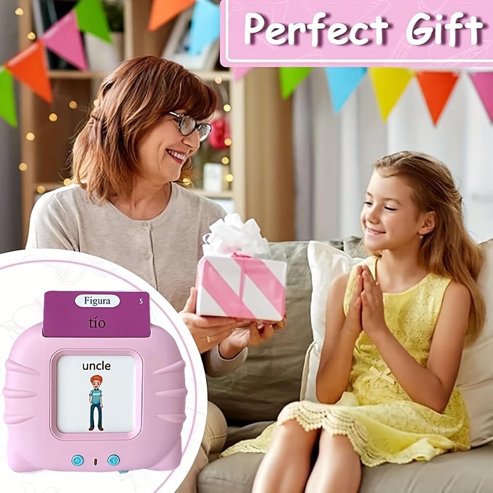 Spanish Talking Flash Cards, 224 Sight Words Bilingual English Spanish Flash Cards For Kids, Spanish Learning Toy For Kids, Spanish Toy For Preschoolers