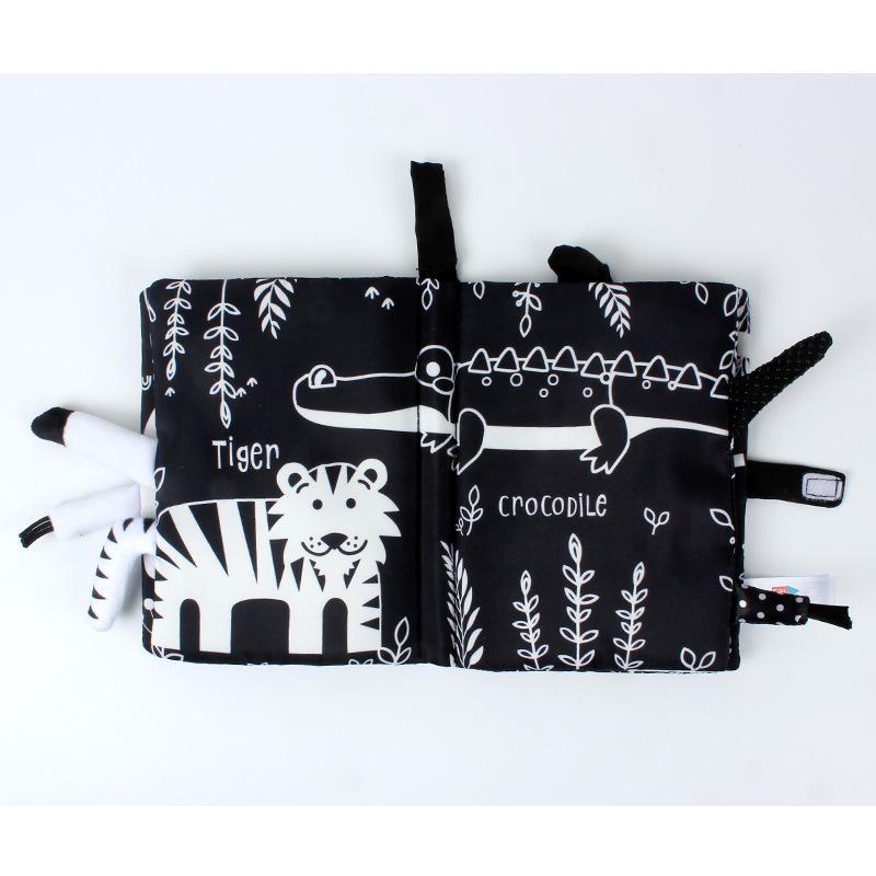 Baby Cloth Book, Stereoscopic Tail Can't Tear Books Toys