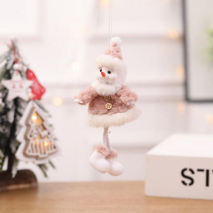 Christmas decoration Santa Claus Snowman Pendant Doll