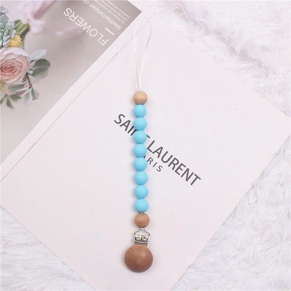 Soothing Nipple Chain Silicone Nipple Pendant Anti-falling Chain