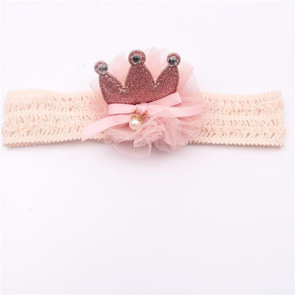 Baby's Crown Flower Headdress Headband