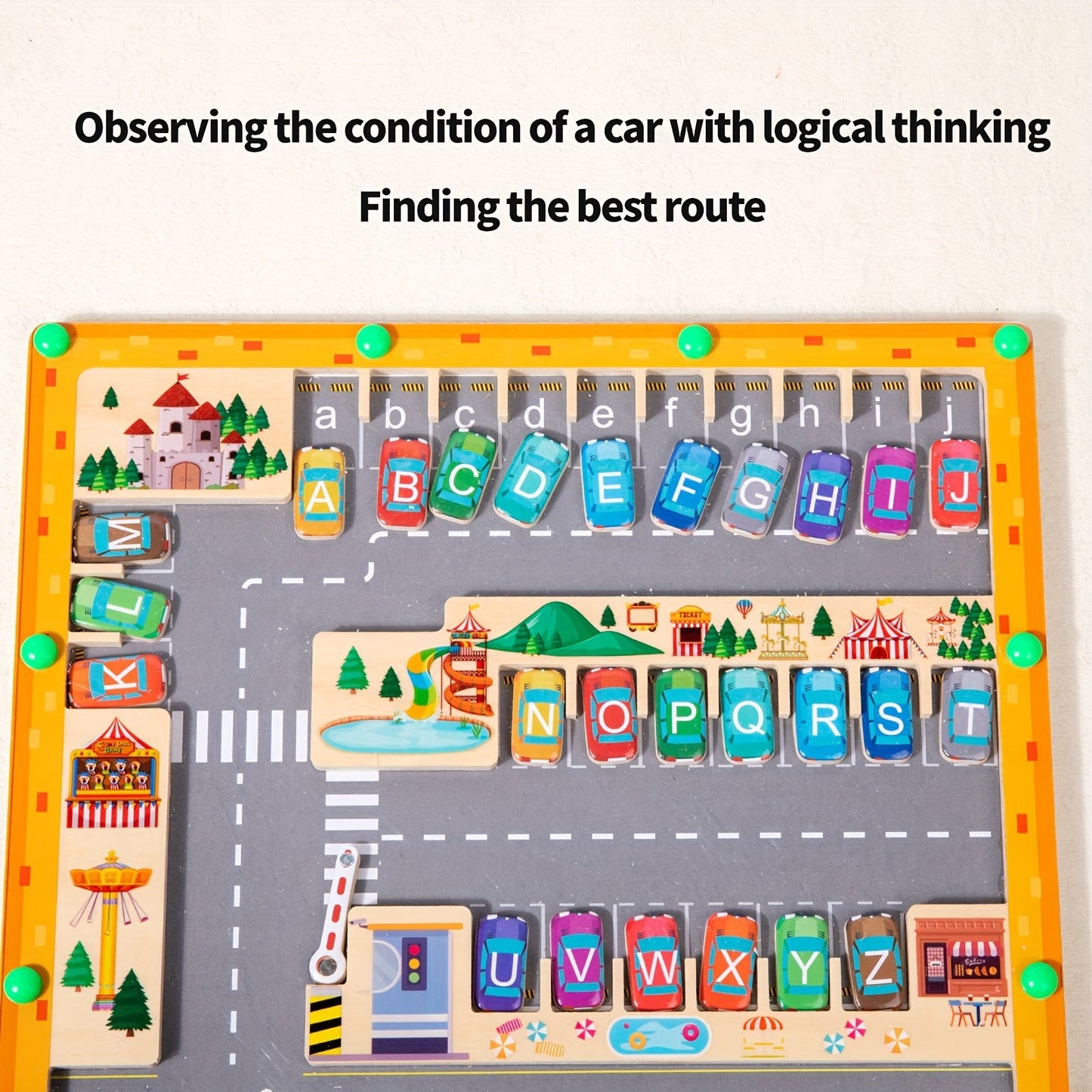 Magnetic Alphabet Maze Learning Toys