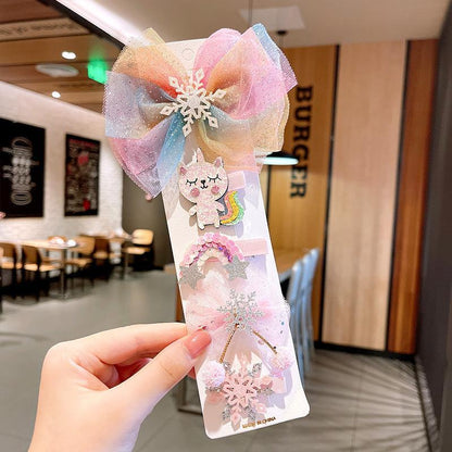 Rainbow Gradient Bow Hairpin