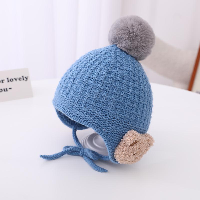 Children's Thickened Warm Knitted Hat Ear Protection Hat