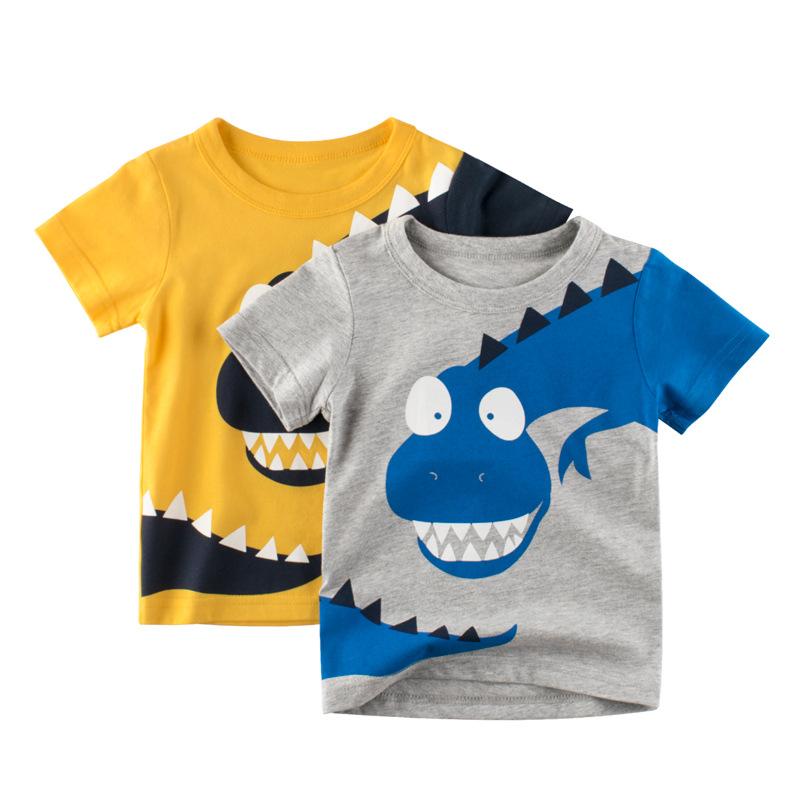 Children's short sleeved T-shirt dinosaur top