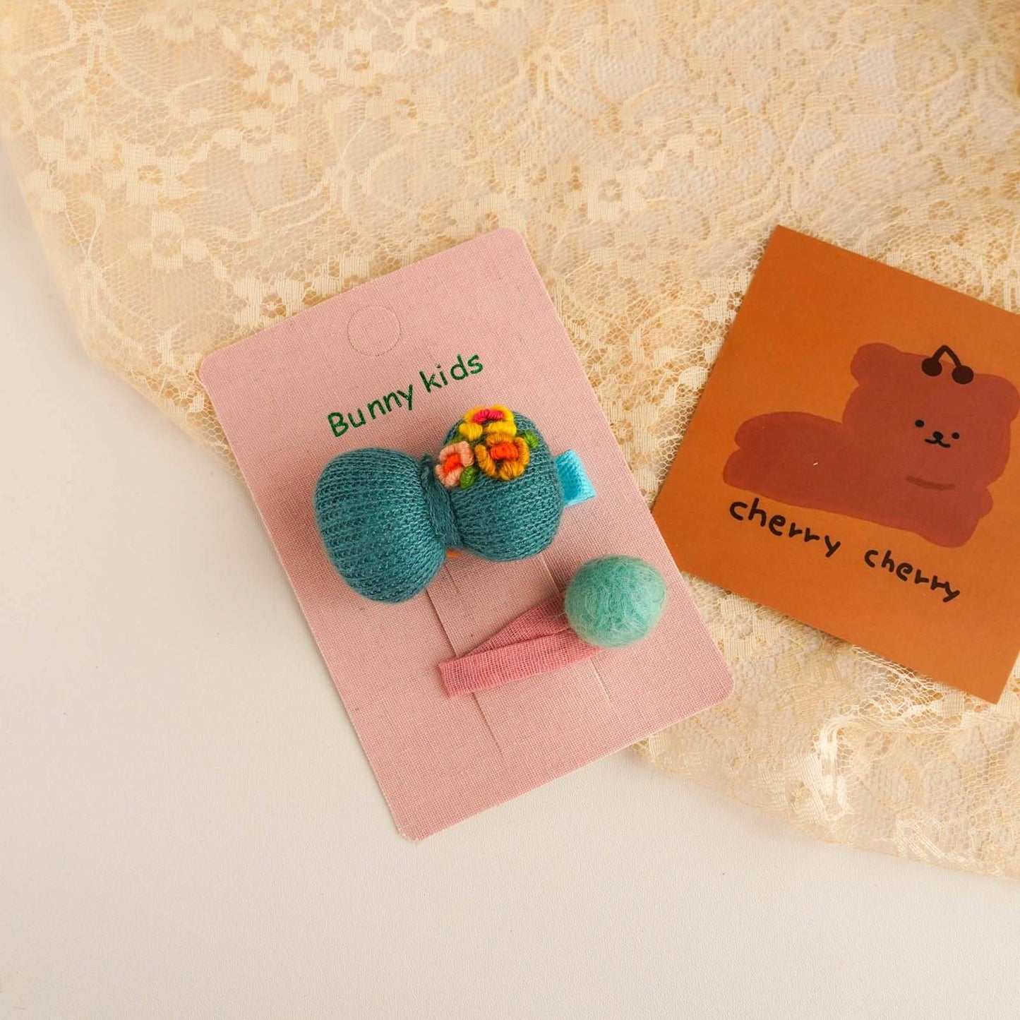 Children's Embroidered Hairpin Hair Accessories