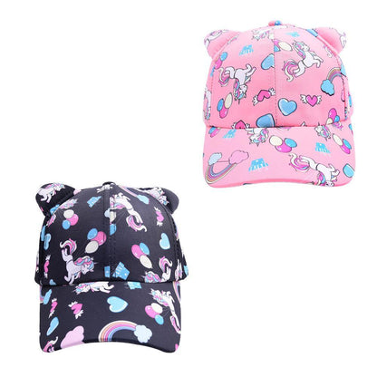 New Children's Unicorn Printed Baseball Cap