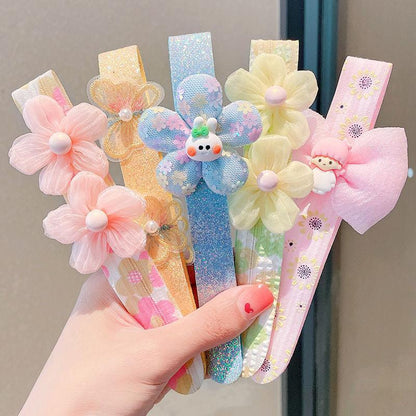 Children's Hair Belt Girl's Velcro Crush Hair Hoop