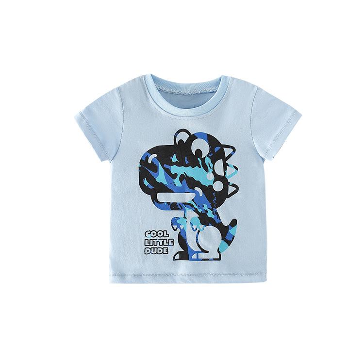 Boys' short sleeve T-shirt casual print