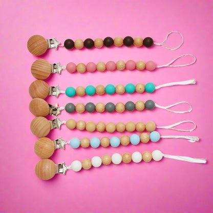 Baby Silicone Nipple Clip Anti-drop Chain Clip