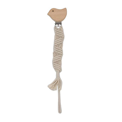 Beech Hand-woven Rope Pacifier Clip Anti-drop Chain